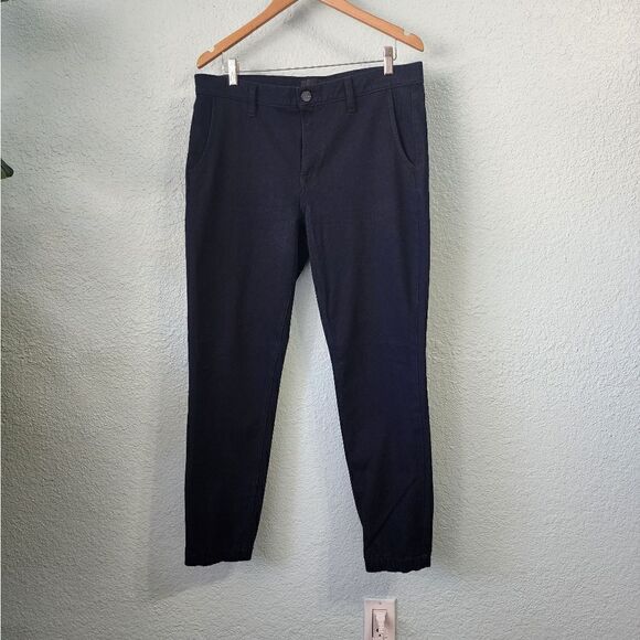 Vince black high rise jogger hem jeans - Picture 2 of 16